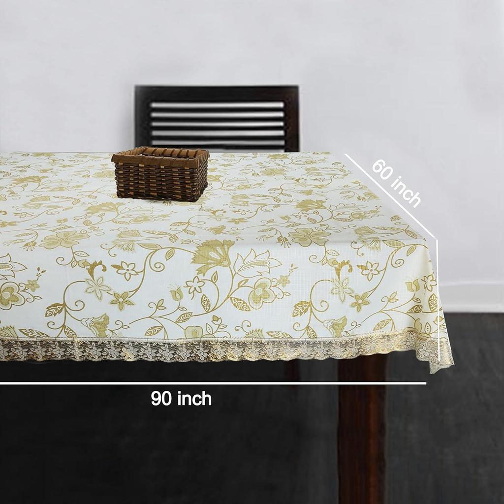 Premium Dining Table Cover for 6 To 8 Seater, 60 X 90 Inch Size, Waterproof and Dustproof