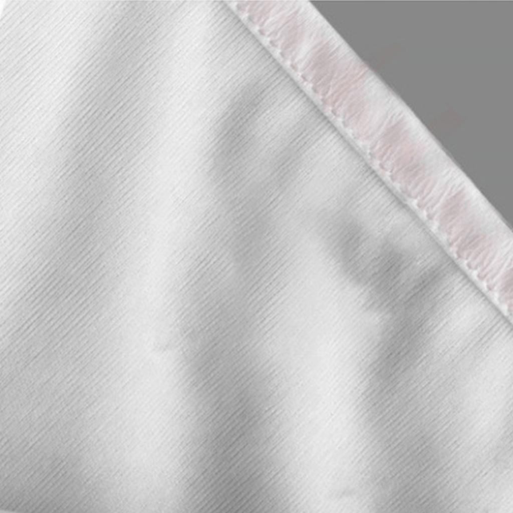 Waterproof Pillow Protector Polyester Fiber White Comfortable 16.9x28.7in Pillow Covers for