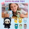 Plush Doll Keychain Soft Stuffed Animal Figure with Hanging Ring Suitable for Collectors and Gift Display