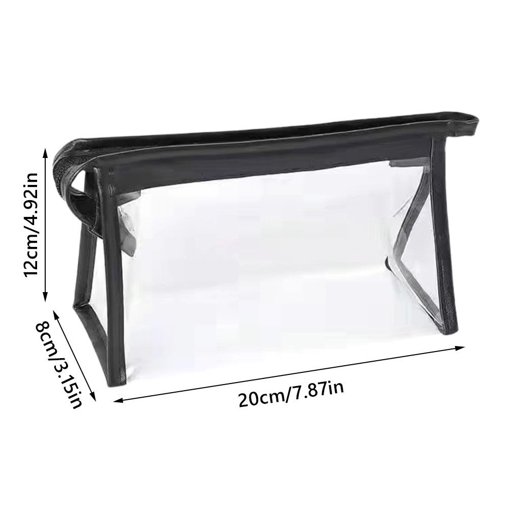 Waterproof Pencil Case PVC Stationery Storing Bag Simple Stationery Bag  Gift