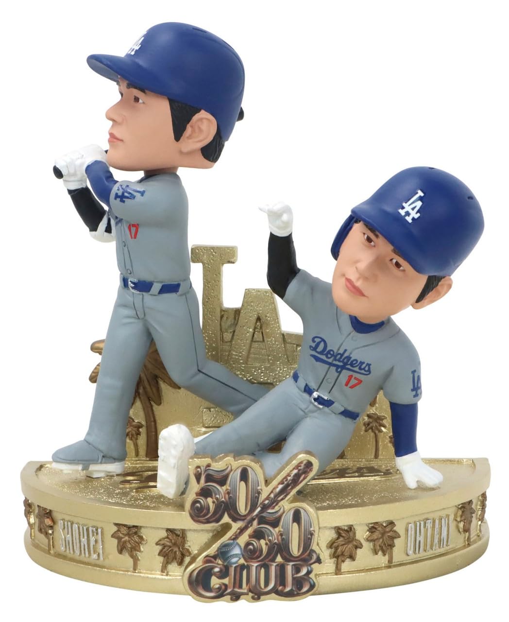 

Кукла Shohei Otani Dodgers с головой пузыря, ограниченный выпуск из памятного золота 5050, набор из 2 предметов, официальный представитель MLB, ограниченный тираж 10 000 экземпляров [предмет]