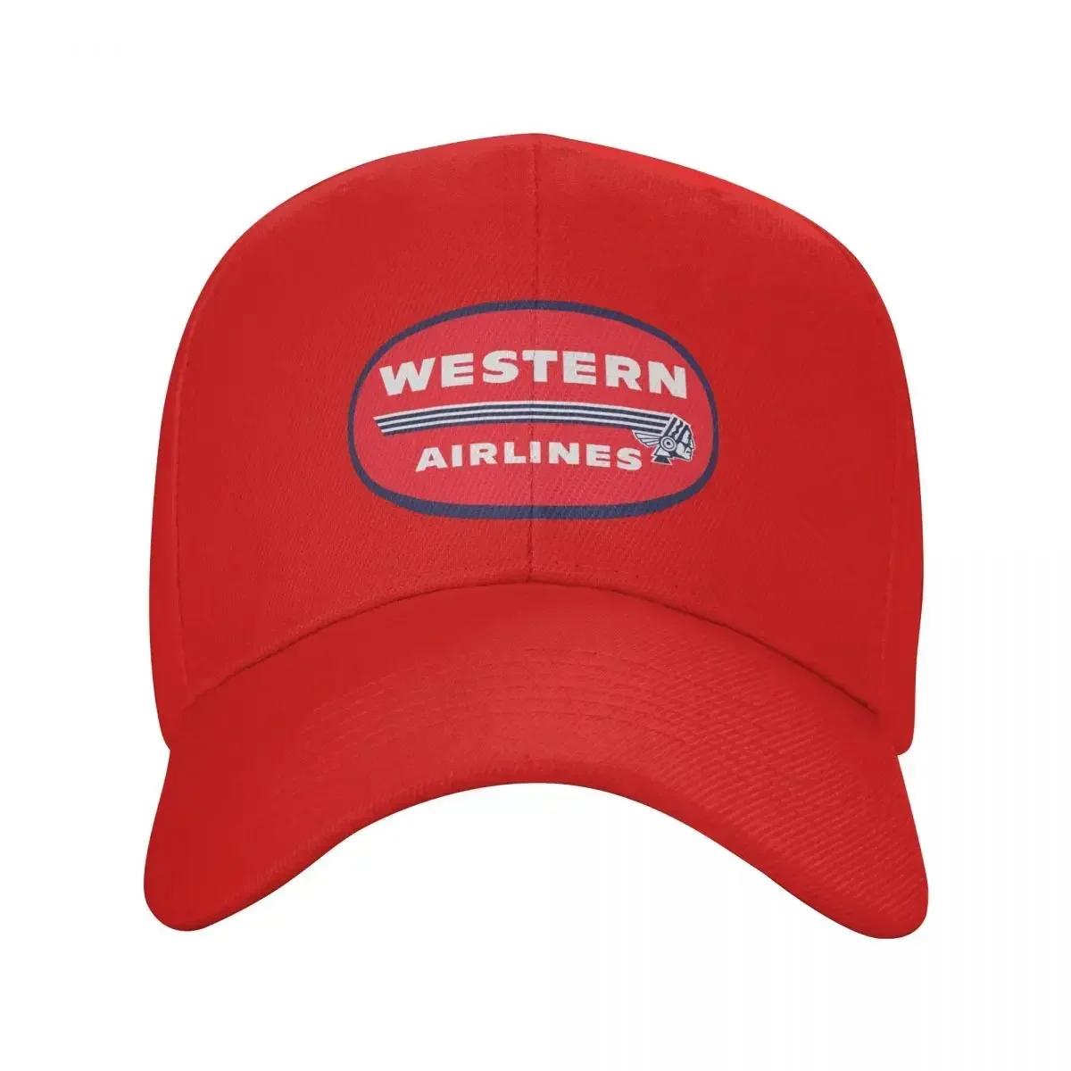 

Кепка с почтовой этикеткой Western Airlines Военная тактическая кепка Кепка большого размера Унисекс Кепка от люксового бренда Женская