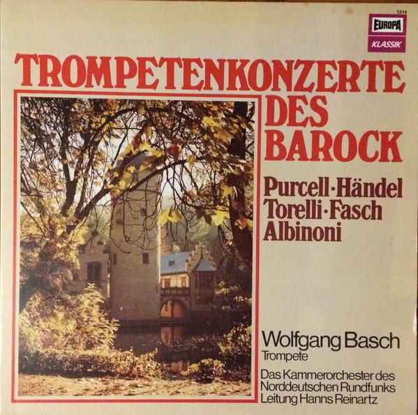 

LP Record PURCELL HANDEL TORELLI FASCH Trompetenkonzerte Des Barock 1214 1973 Germany Classical Used