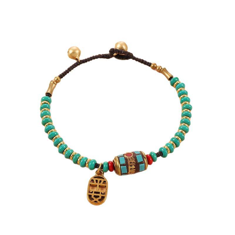 Top-Selling Tibetan Ethnic Multi-Treasure Bracelet: Trendy, Versatile, Retro Woven Style for Women