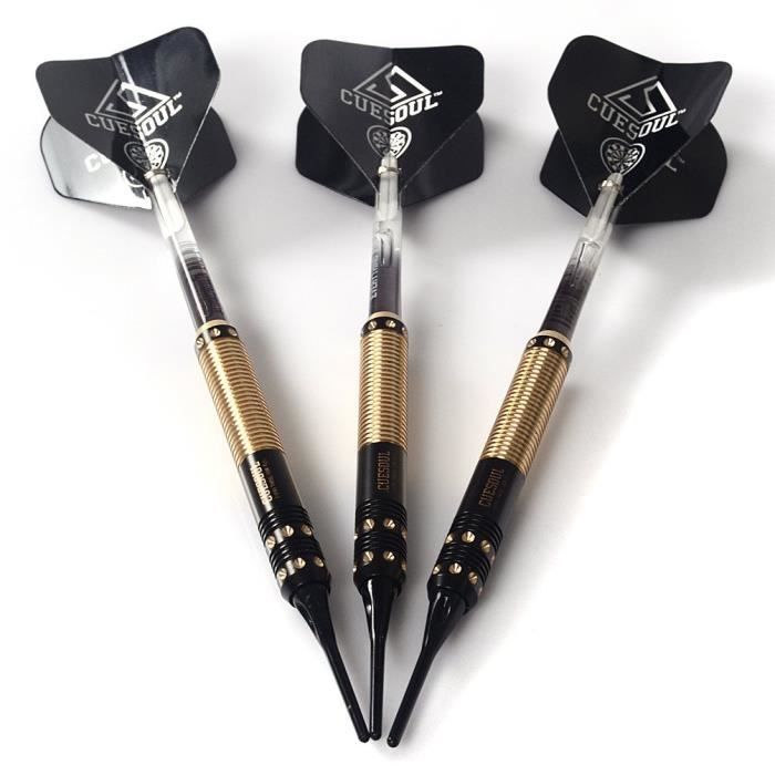 Fléchettes - cuesoul - stbs076 - 3 barils de 16g - 2 ensembles d'arbres - 2 empennages