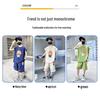 Boys' 2025 Summer Two-Piece Outfit: Cool, Lightweight, Short Sleeves for Kids