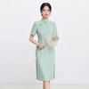New Chinese Style Professional Cheongsam Dress & Suit Set