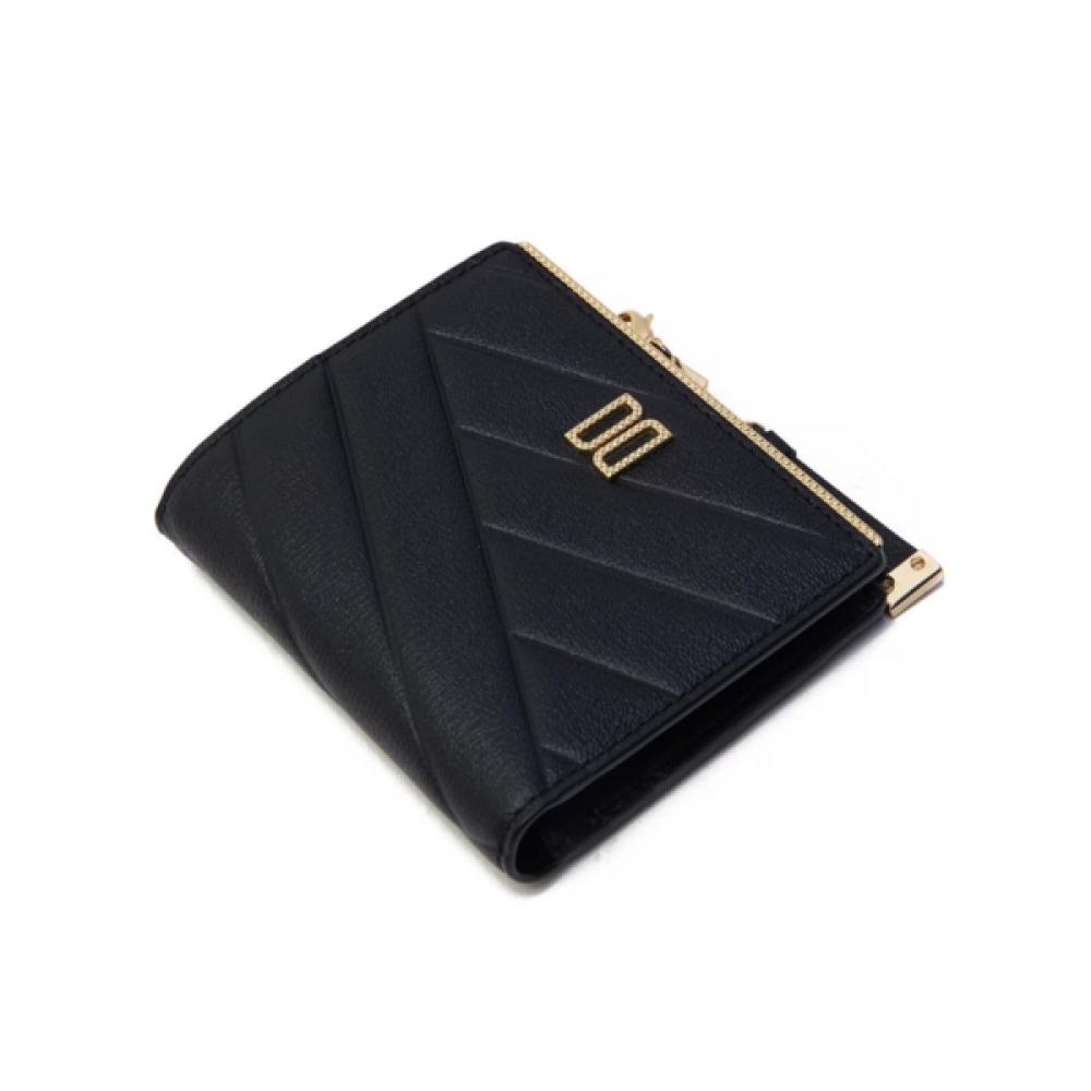 Daks Black Carlisle Pattern Gold Dd 2 Zip Wallet Dcwa6f417bk