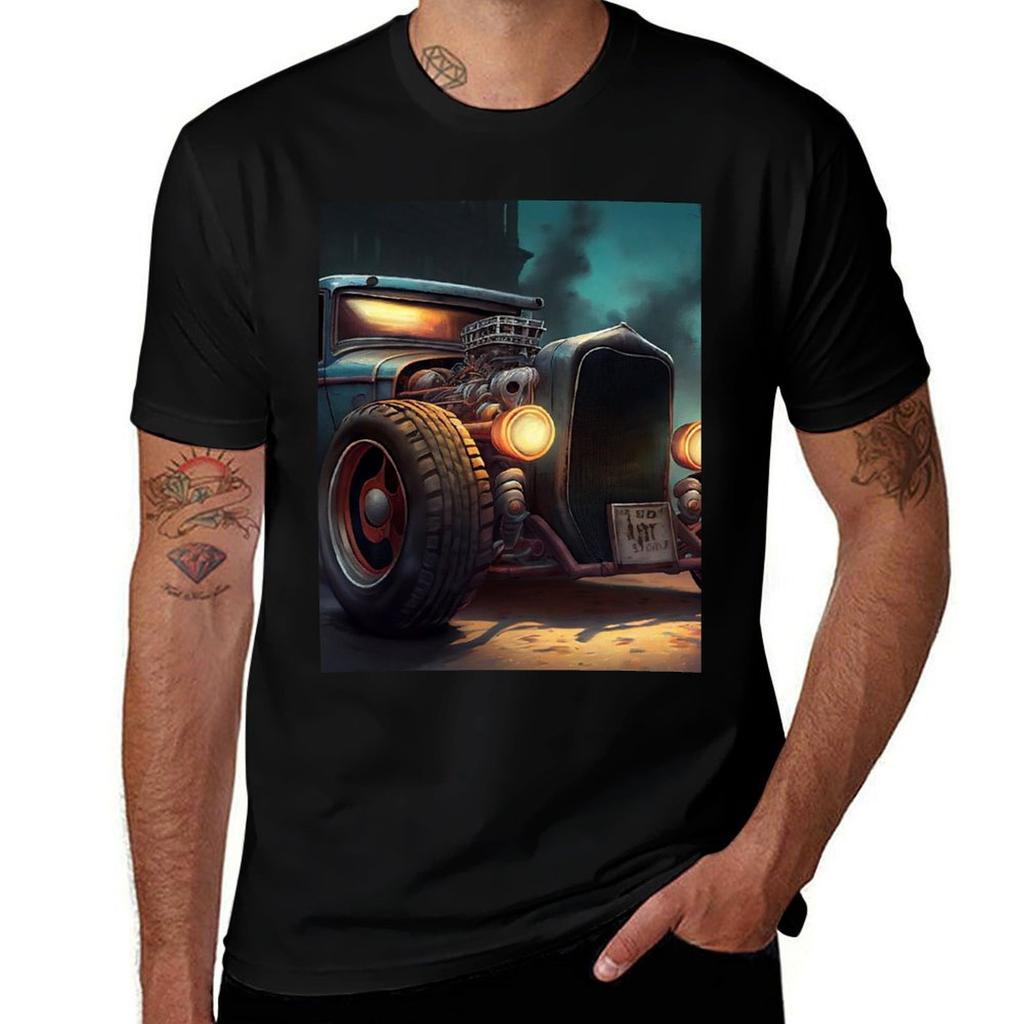 Rat Rod Car Tshirt Novelty Graphic Tee Shirt