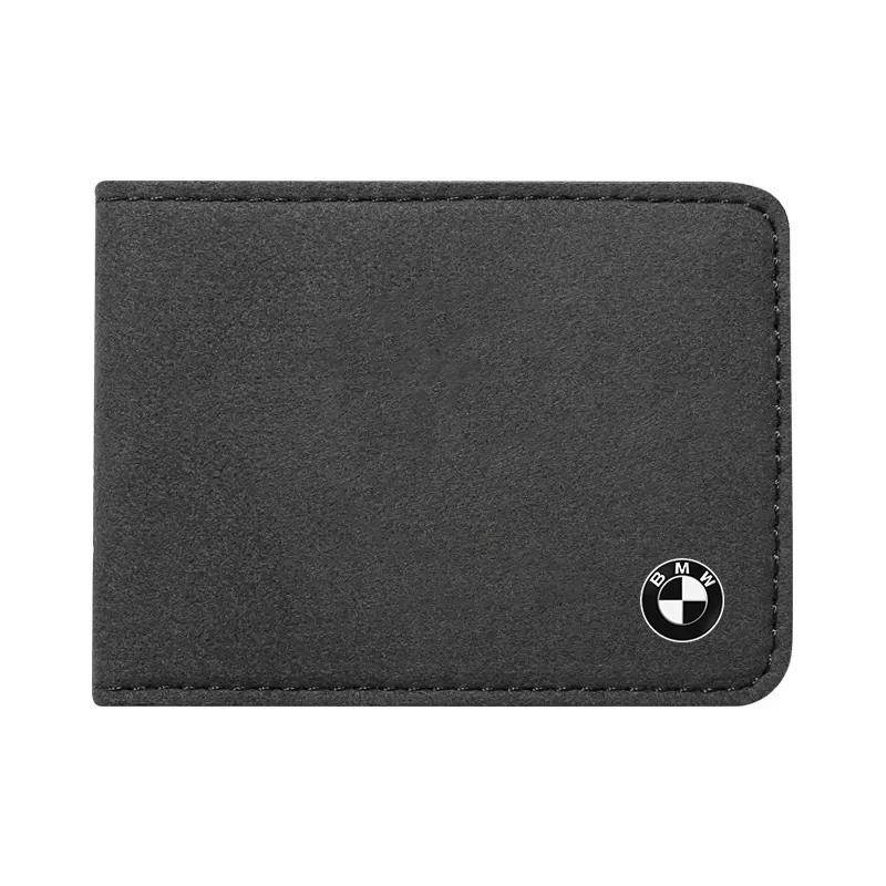 BAIL4 2025 Hot Car Driver License Suede Leather Bag Auto Driving Documents Wallet For BMW 50th E46 E90 E60 F30 F10 X1 X2 X3 X5 X4 X6 X