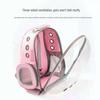 Panoramic Pet Backpack: Portable, Transparent Double Shoulder Carrier for Cats