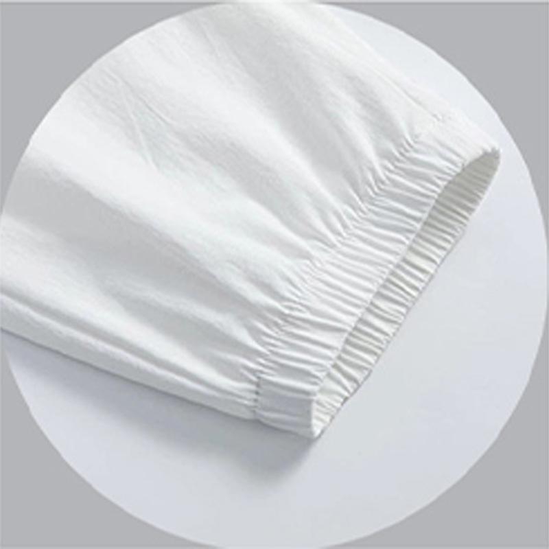 Женские модные повседневные однотонные универсальные спортивные штаны свободного кроя — фото 12