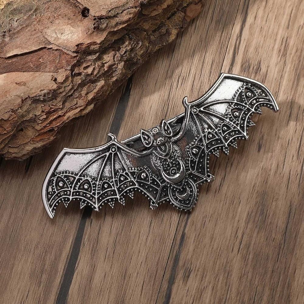 Hollow Pattern Halloween Hair Clip Gothic Style Hair Accessories Trendy Hairpin Birthday Gift