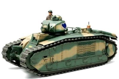Tamiya Military Miniature Series 282 French Army Tank B1 Bis Plastic Model Kit 35282 1/35 No.