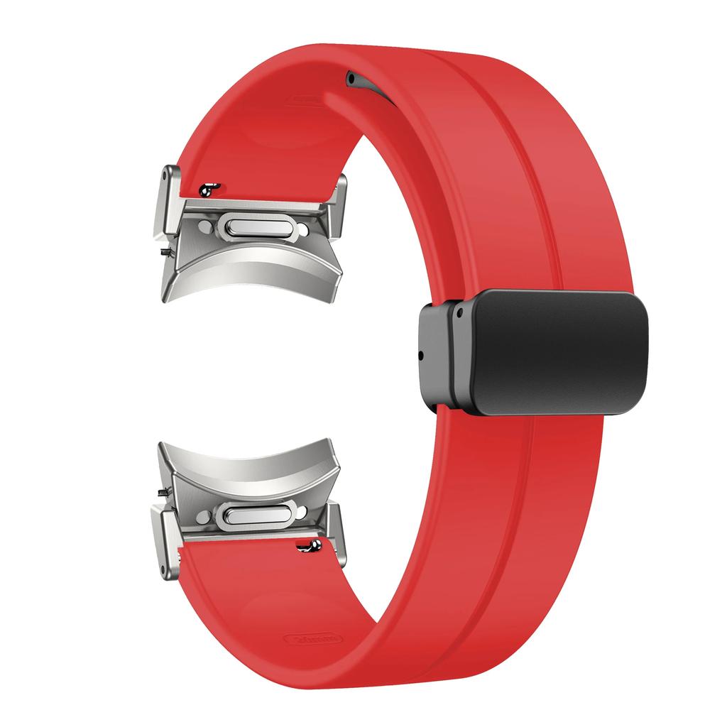 Magnetic Silicone Strap for Samsung Galaxy Watch7 6 44mm 40mm Sport Watchband 20mm Band Bracelet Galaxy Watch 6Classic 43mm 47mm