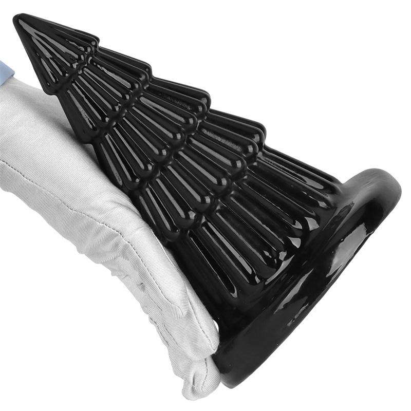 Black Christmas Tree Soft Super Large Anal Plug Suction Cup Anal Sex Products Extra Large Thick Fisting Toy