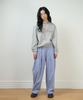 Hombadittingjeu Stripe Pin-Tuck Pants (Sky Blue)
