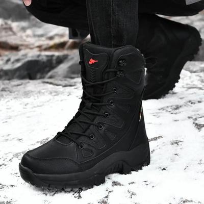 Nowe Męskie Buty Taktyczne Wodoodporne Buty Myśliwskie Trekkingowe Sznurowane Pustynne Unisex Buty Wojskowe Męskie Damskie Markowe Buty Motocyklowe do Wspinaczki