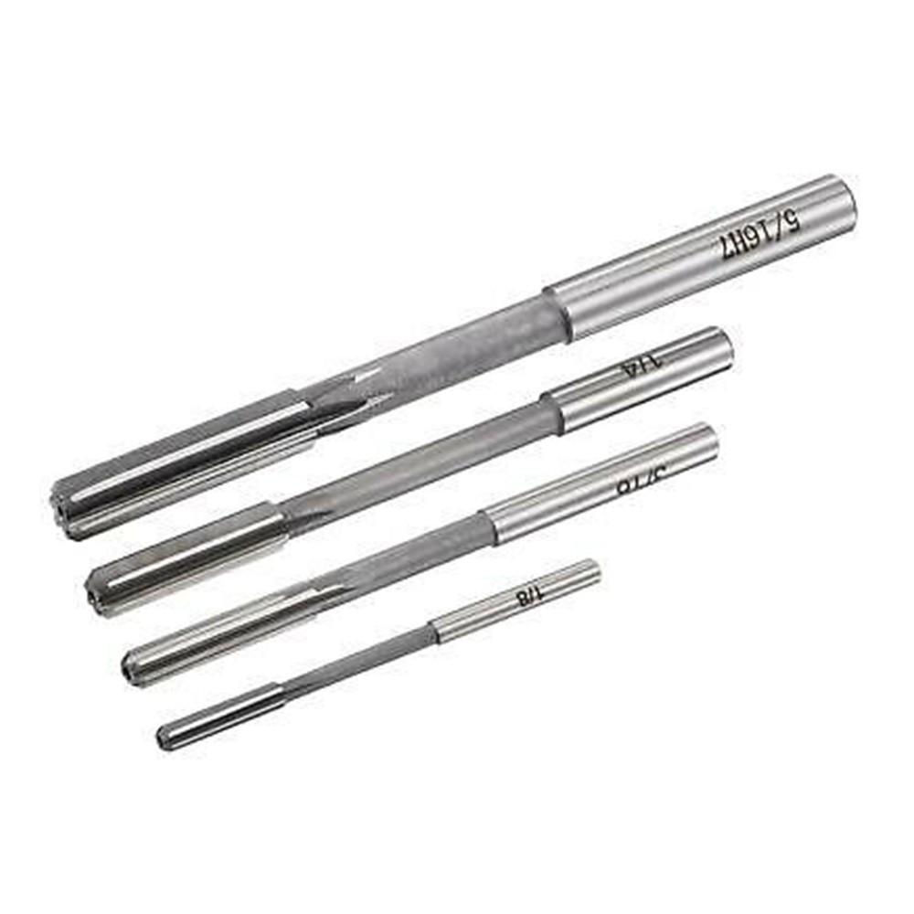 

4 шт. 1/8 , 3/16 , 1/4 , 5/16 патронных разверток H7 HSS 6 с прямым лезвием 4pcs