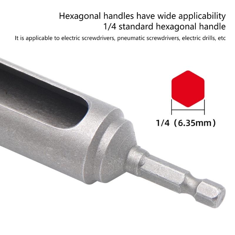 Bicycles Hydraulic Disc Brake Oil Tube Wrench Adapter Bike Valves Repair Tool Quick Change Hex Shank Socket Wrench