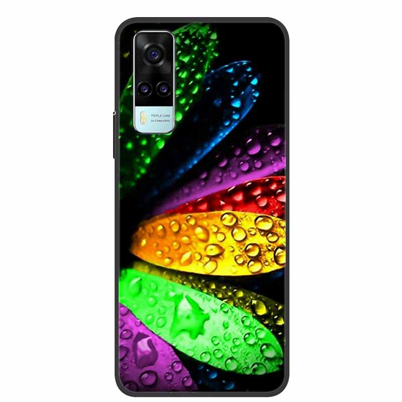 

For vivo Y31 2021 Case Cover Bumper On For vivo Y53S 4G Y31 2021 TPU Soft Silicone Case For vivo V2036 Y 31 2021 Y53S Back Cover Vivo V2036