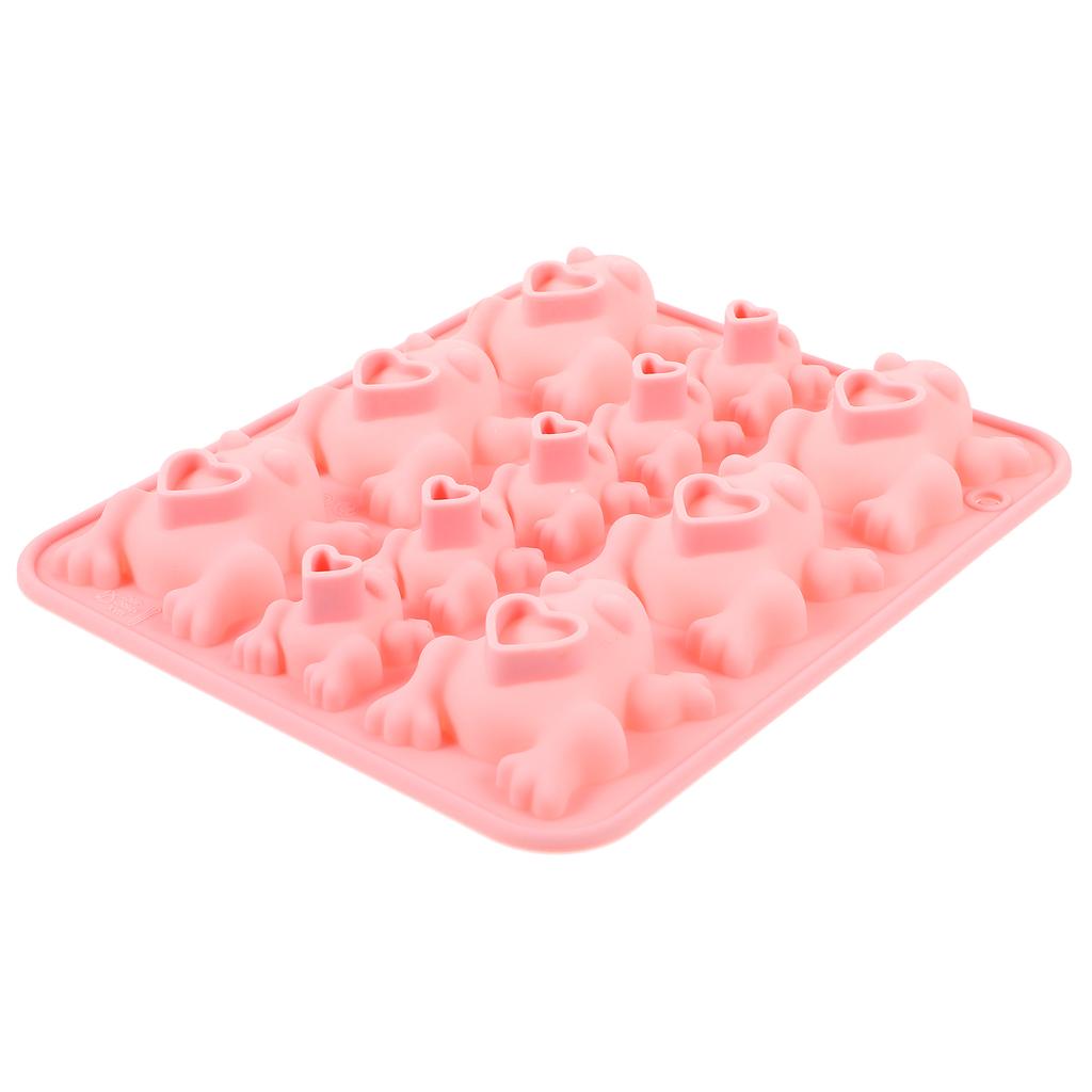 11PCS Frog Cake Mold Silicone Chocolate Molds Baking Candy Pastry Gel Lovely Shape Set Kitchen Bar Baking Tools