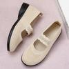 22 Summer New Flying Woven Breathable Cloth Shoes Mesh Shoes Shallow Mouth Casual Mother Shoes