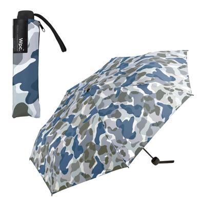 Klap paraplu BASIC FOLDING Grijsachtig Camouflage Paraplu Voor Zonnige en Regenachtige Dagen Grote Basic Eenvoudig Handvat Dik Woon-werkverkeer naar School Water
