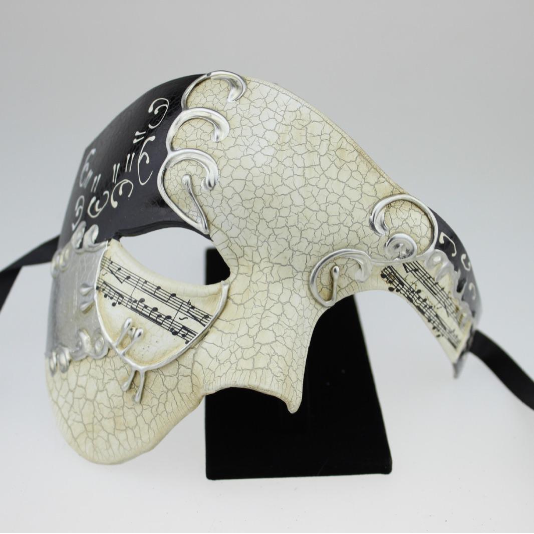 Venice Masquerade Cyclops Half-Face Mask for Halloween Party - Retro Plastic Mask for Men & Women