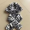 Soft Fluffy Faux Fur Hat Thick Warm Plush Neck Warmer Leopard Print Scarf  Women Ladies