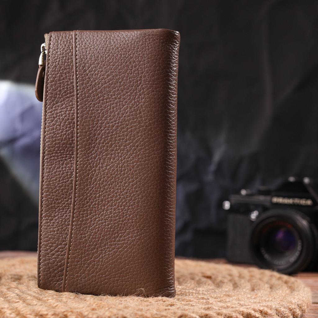 Interessante Damenkatzen aus echtem Narbenleder CANPELLINI Geldbörse 21634 Beige