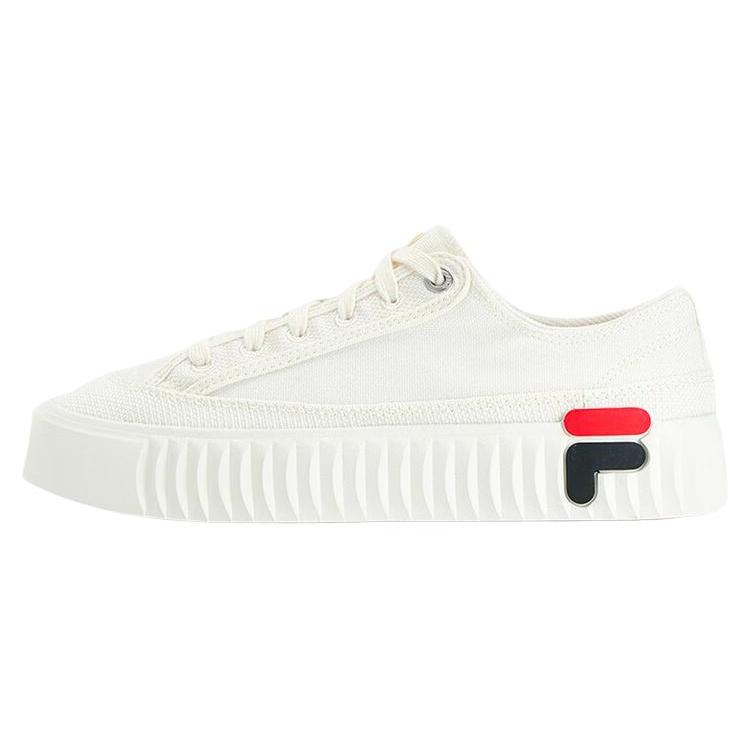 FILA Gear Износостойкие Низкие Скейтбордические Кроссовки Женские Белые F12W322310FGD 35.5