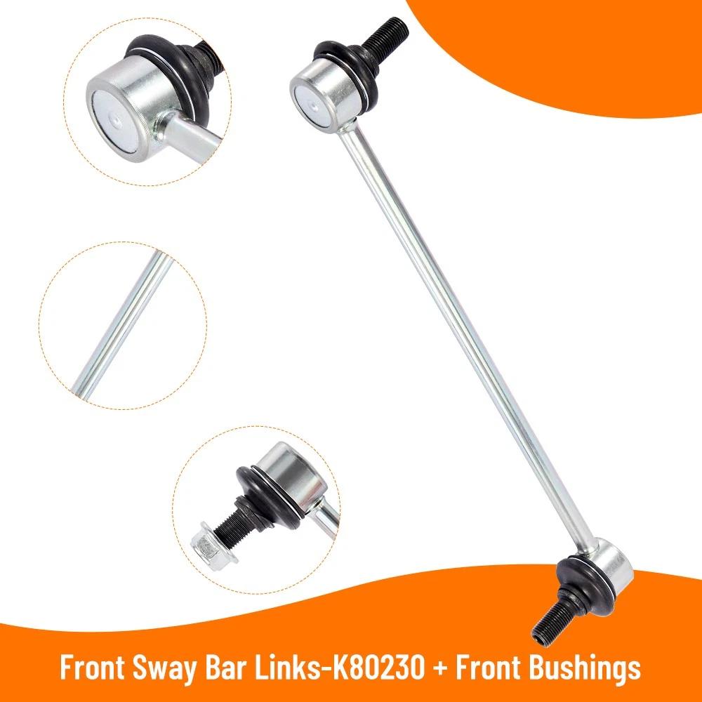 2X Front Sway Bar End Stabilizer Bar Link & Bush for 2003-2019 TOYOTA COROLLA US 10914443
