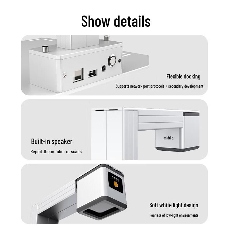 Eloam GW5001X Document Scanner with Barcode Recognition CN plug (adapter included)
