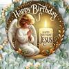 Metal Wall Sculpture Birthday Jesus Angel Rustic Christmas Decor Gift