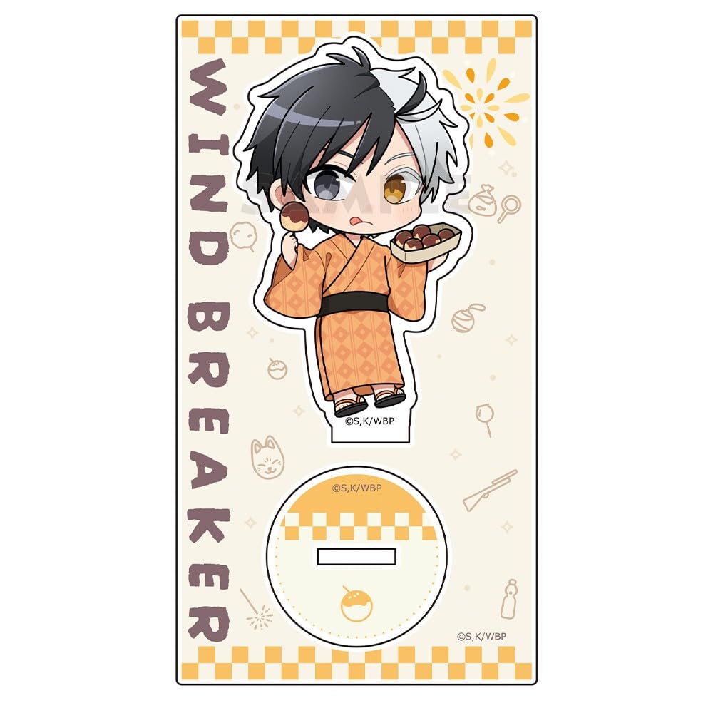 Keith WIND BREAKER Acrylic Stand Approximately long side 130 x short side 70 x thickness 3mm Acrylic (Haruka Sakura/Yukata)