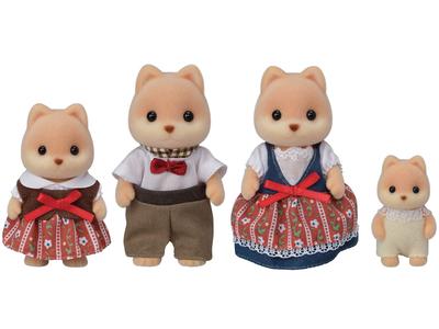 Sylvanian Families Puppen Hund ST Mark Ab 3 Jahren und Spielzeug Sylvanian Epoche [Karamell Familie] FS-35 Zertifiziert, Hoch, Puppenhaus, Familien,