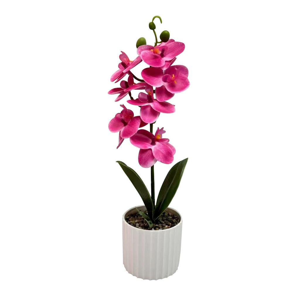 Artificialseven Butterfly Flowers Orchid Decor For Living Decoration Room