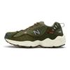 Aape X New Balance NB 703 Retro Trend Fabric Synthetic Leather Pigskin Low-Top Casual Running Shoes Men Sneaker Army-Green ML703KHX