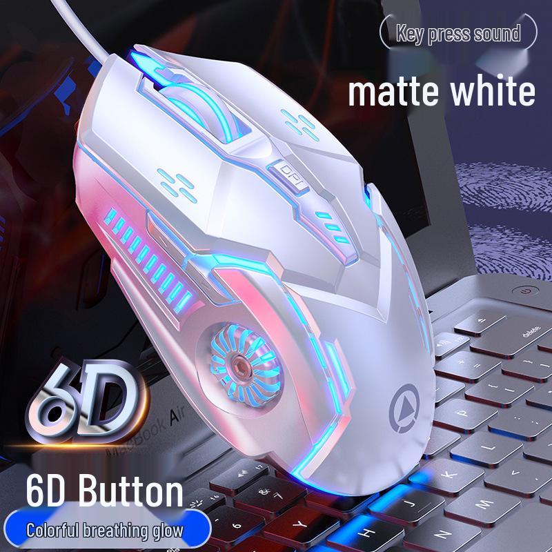 G5 Luminous Wired Gaming Mouse - Silent, Mechanical, for Esports, Computer Accessories