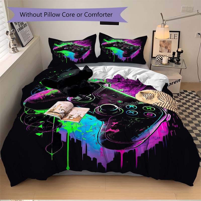 Controller Artwork Print 3Pcs Bedding Setduvet Cover With 2 Bedropillowcase Home Birthday Gift