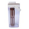 1000ml Cold Brew Coffee Maker Leakage Proof 350 Mesh Filter Cold Brew Pitcher for Home Outdoor White
