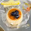 Food Grade Silicone Blueberry Souffle Stress Relief Toy With Anime Character For Kids And Adults