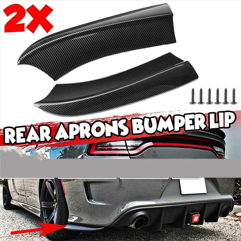 For Dodge Charger SRT RT SXT 2015- Rear Spats Bumper Lip Splitter Diffuser Canard Spoiler
