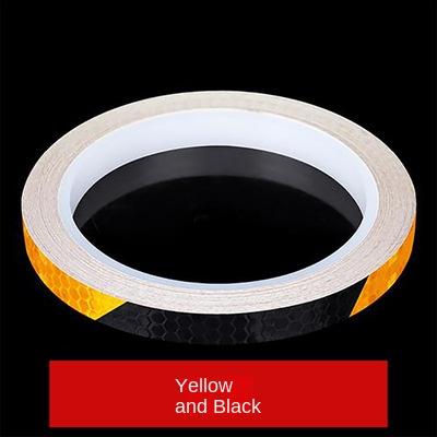 Car Reflective Tape Safety Warning Car Decoration Sticker Reflector Protective Tape Strip Film Auto Motorcycle Sticker