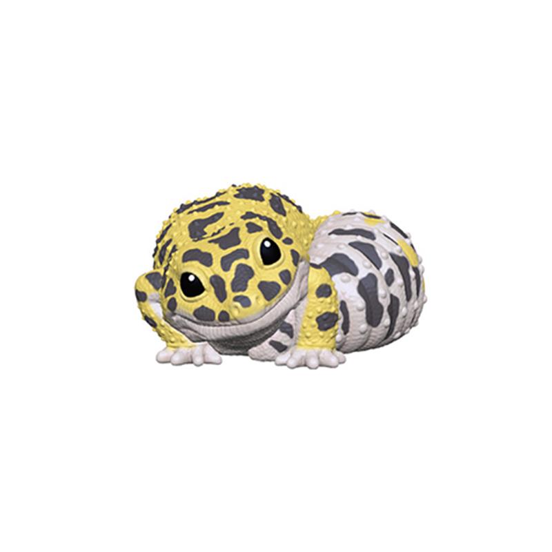 Genuine CANDY TOY Figure Small Scale Model Handheld Little Cute Friend Cynops Eublepharis Macularius Action Figure Model Toys