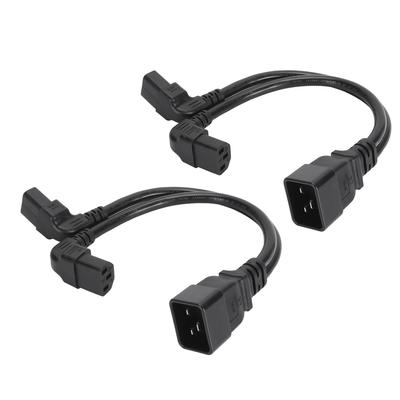0.32m Y Type Splitter Power Cord IEC320 C20 To Dual IEC320 C13 1 In 2 Out Power Cord Splitter Cable