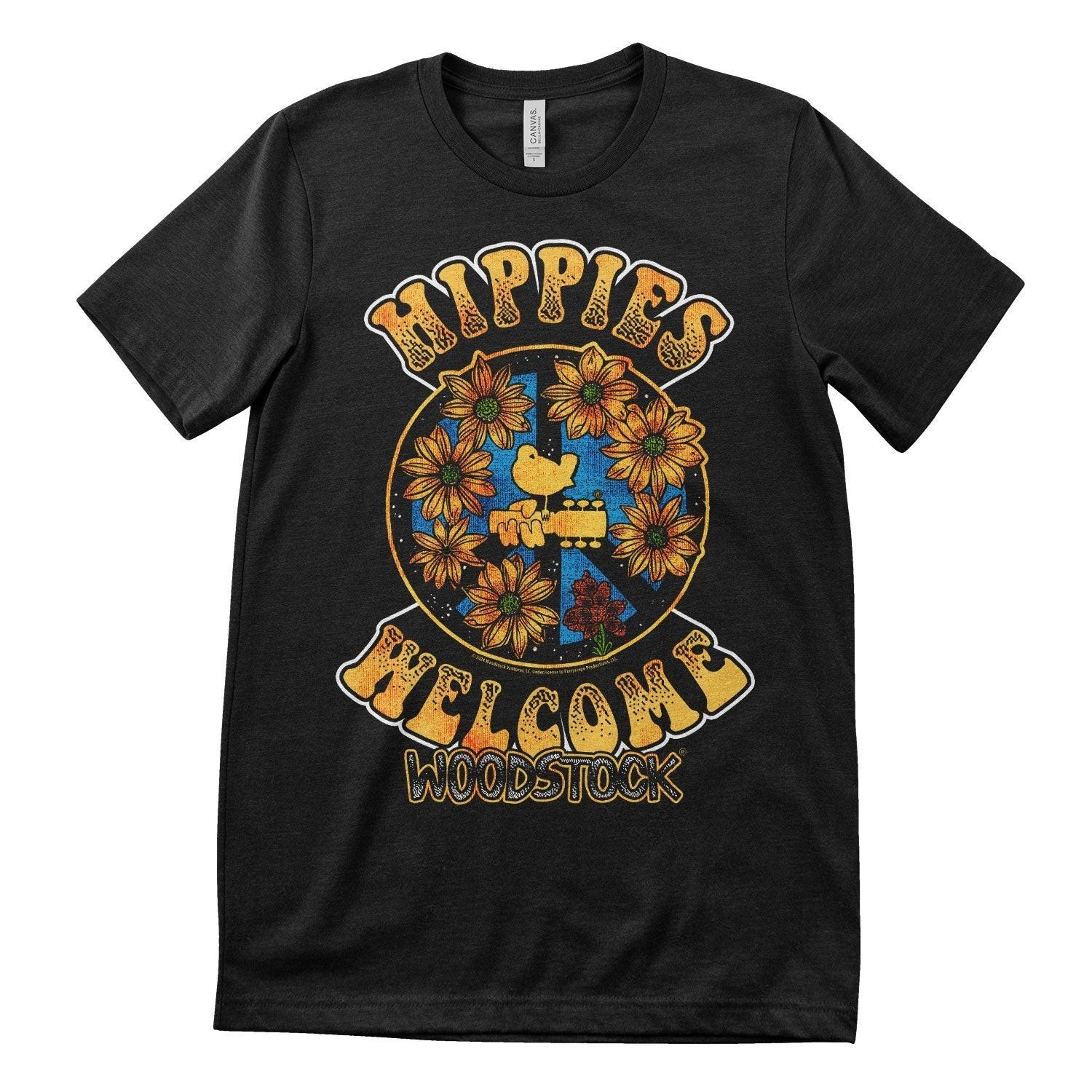 Officially Licensed Woodstock Hippies Welcome Mens XXL