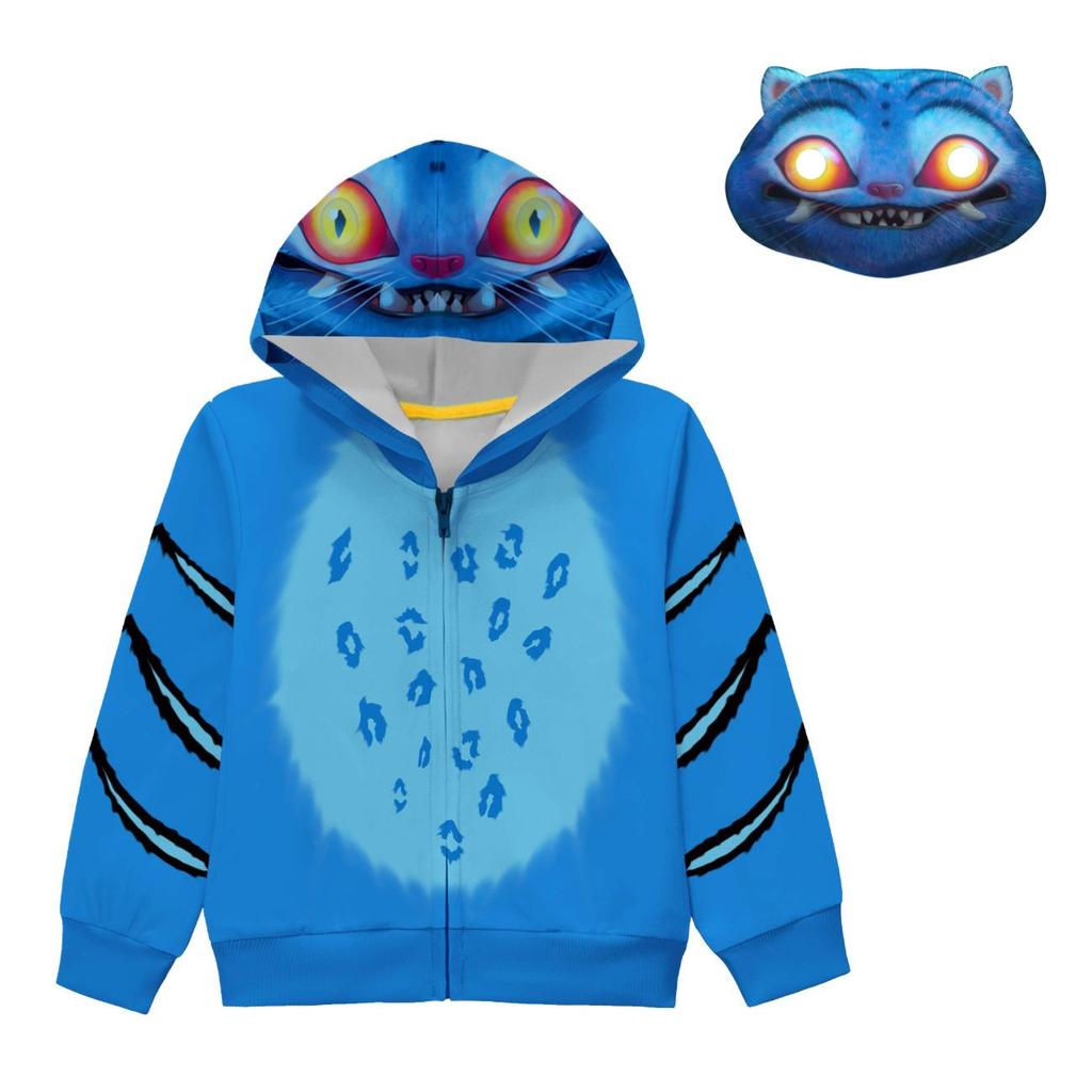 Clothing Sets Kids Unisex Jacket Zip Hooded Jacket Set