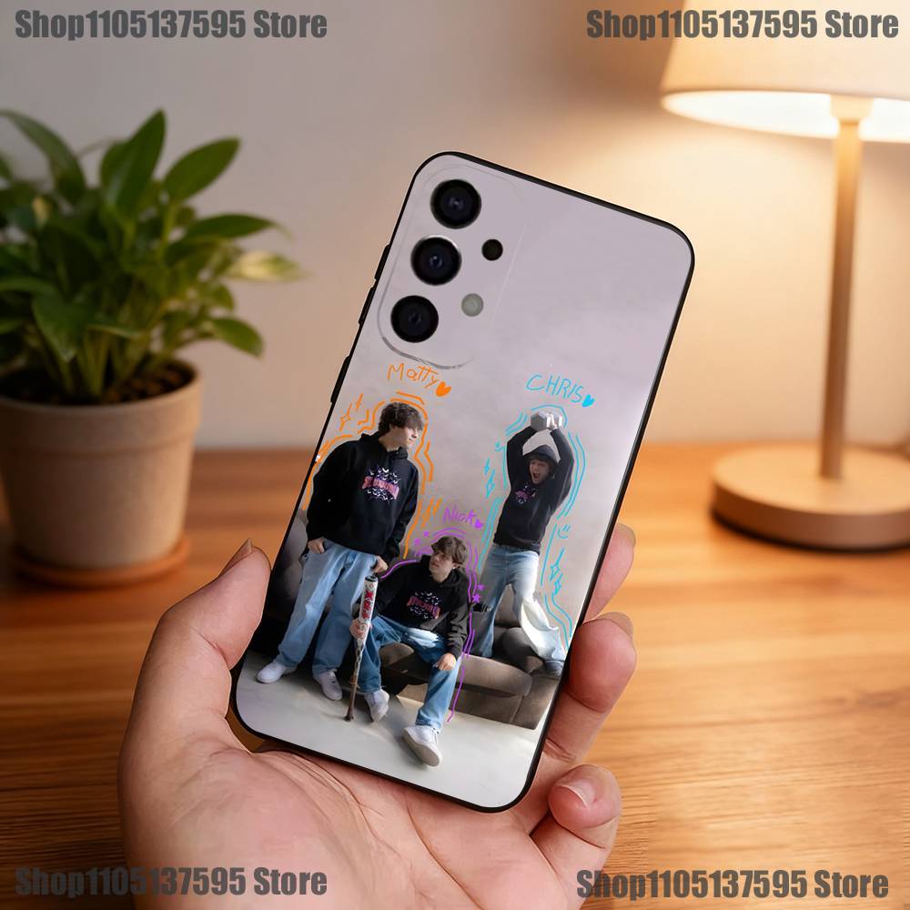 Sturniolo Triplets Phone Case For Samsung S25,S24,S21,S22,S23,S30,Ultra,S20,Plus,Fe,Lite,5G Black Cover